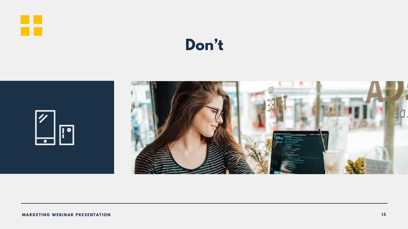 Marketing Campaign Webinar Presentation Template - Slide 15 Marketing Campaign Webinar Presentation Template - Slide 15