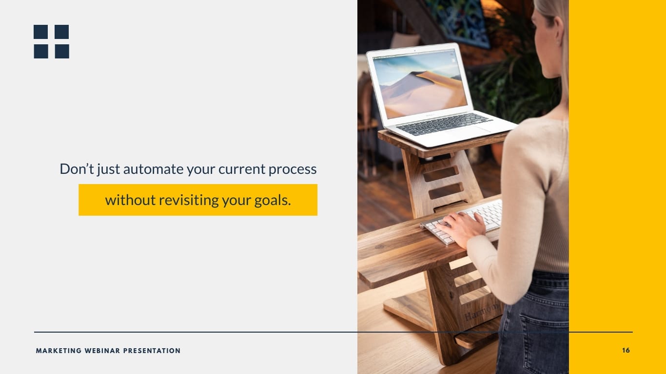 Marketing Campaign Webinar Presentation Template - Slide 16 Marketing Campaign Webinar Presentation Template - Slide 16
