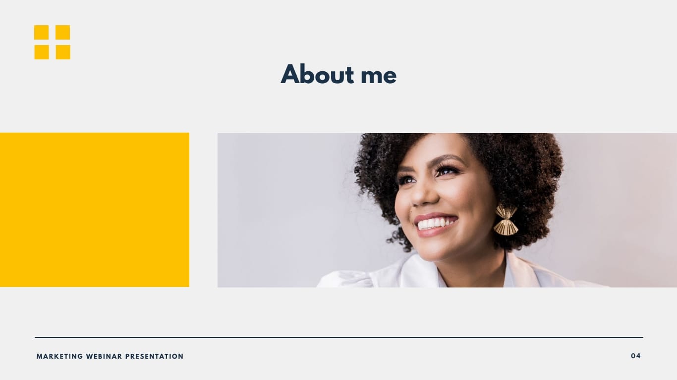 Marketing Campaign Webinar Presentation Template - Slide 4 Marketing Campaign Webinar Presentation Template - Slide 4