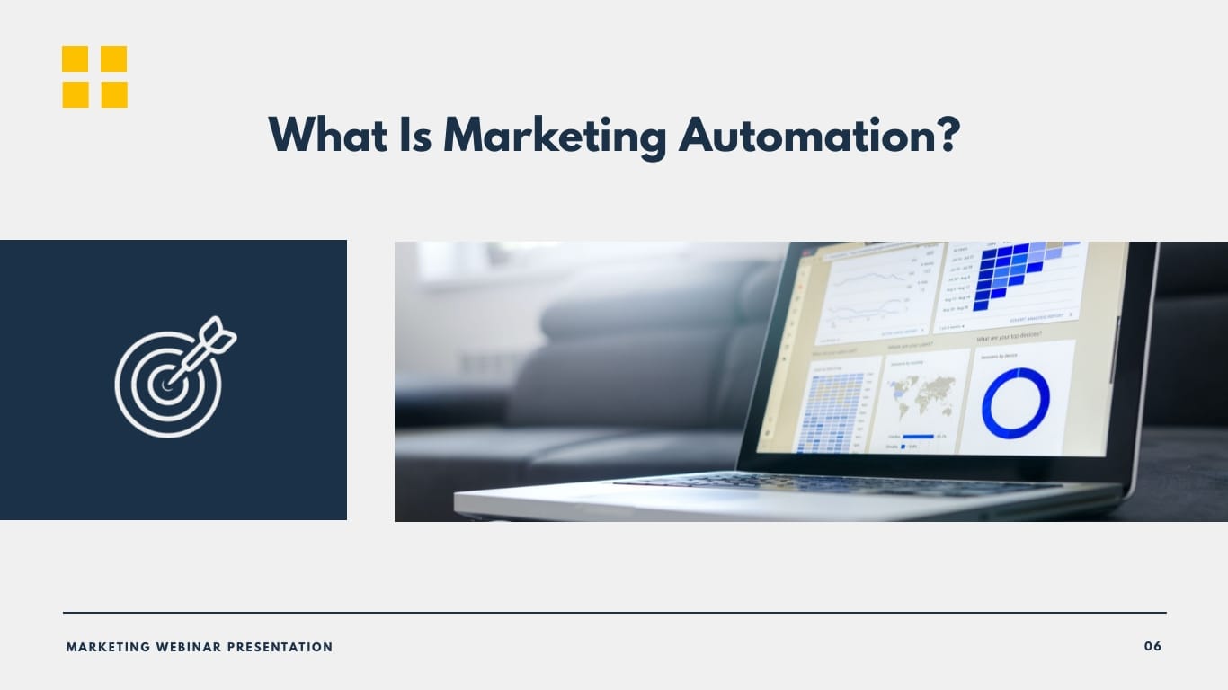 Marketing Campaign Webinar Presentation Template - Slide 6 Marketing Campaign Webinar Presentation Template - Slide 6