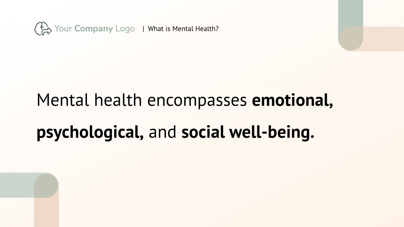 Mental Health and Wellness Presentation Template | Visme