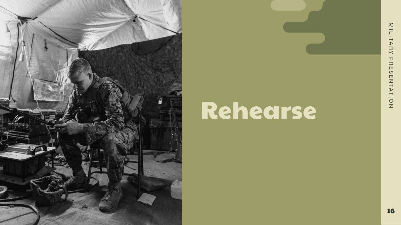 Military Presentation Template - Slide 15 Military Presentation Template - Slide 15