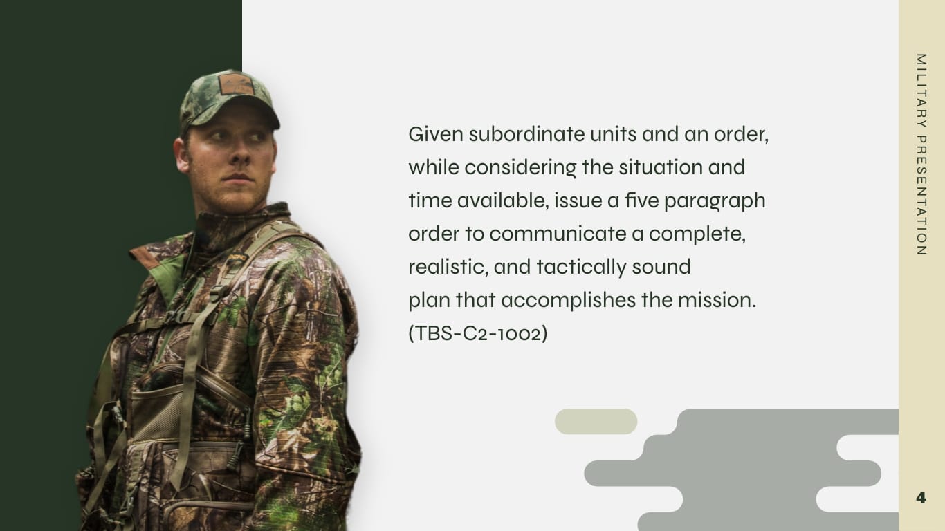 Military Presentation Template - Slide 4 Military Presentation Template - Slide 4