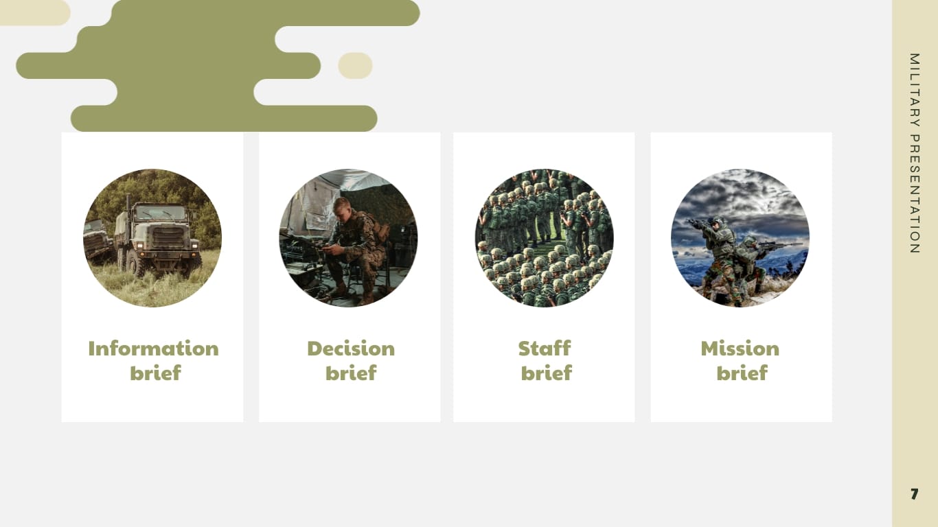 Military Presentation Template - Slide 7 Military Presentation Template - Slide 7