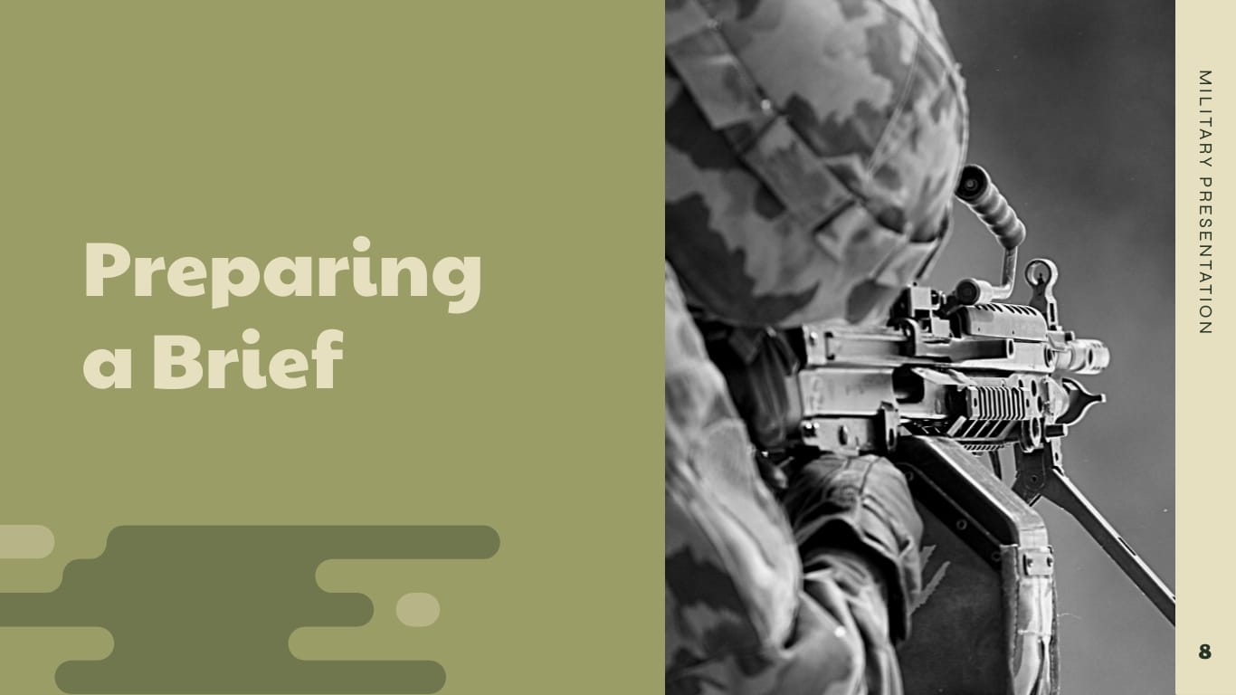 Military Presentation Template - Slide 8 Military Presentation Template - Slide 8