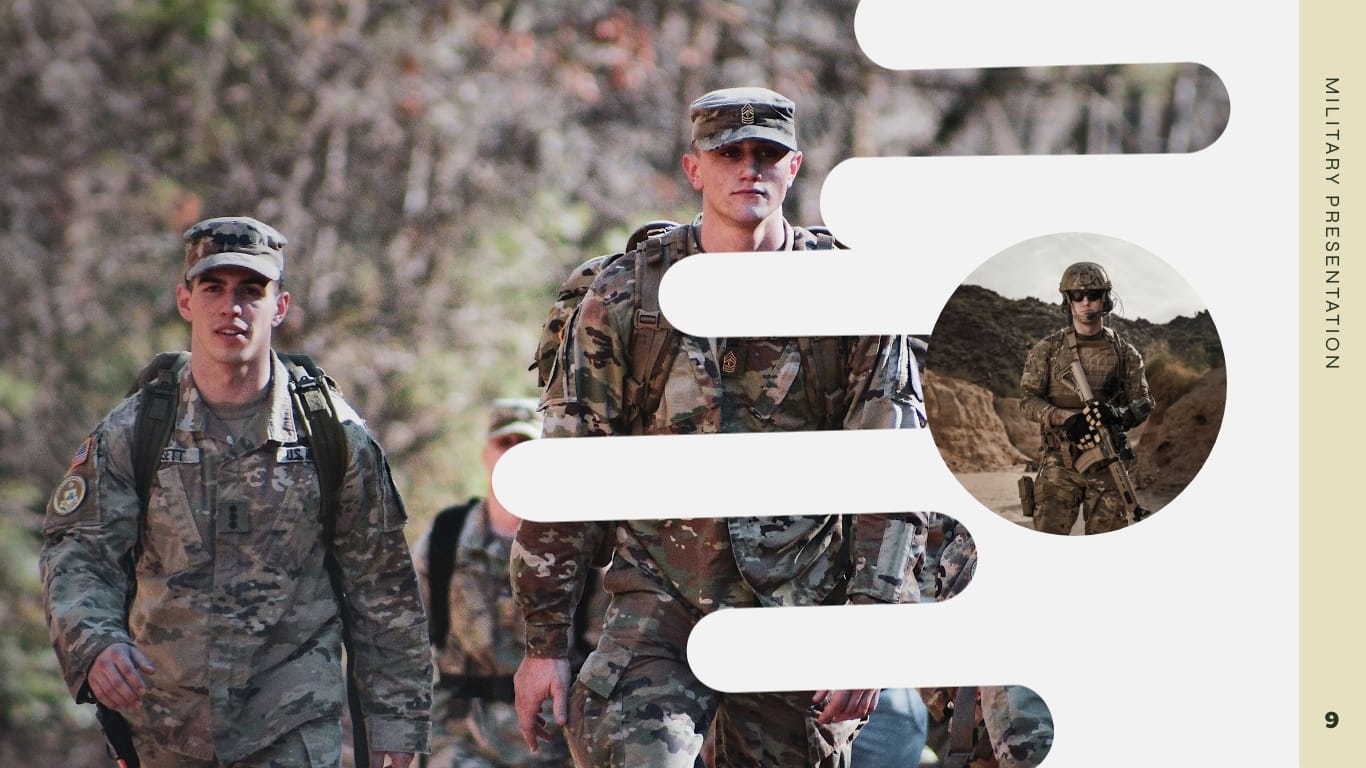 Military Presentation Template - Slide 9 Military Presentation Template - Slide 9