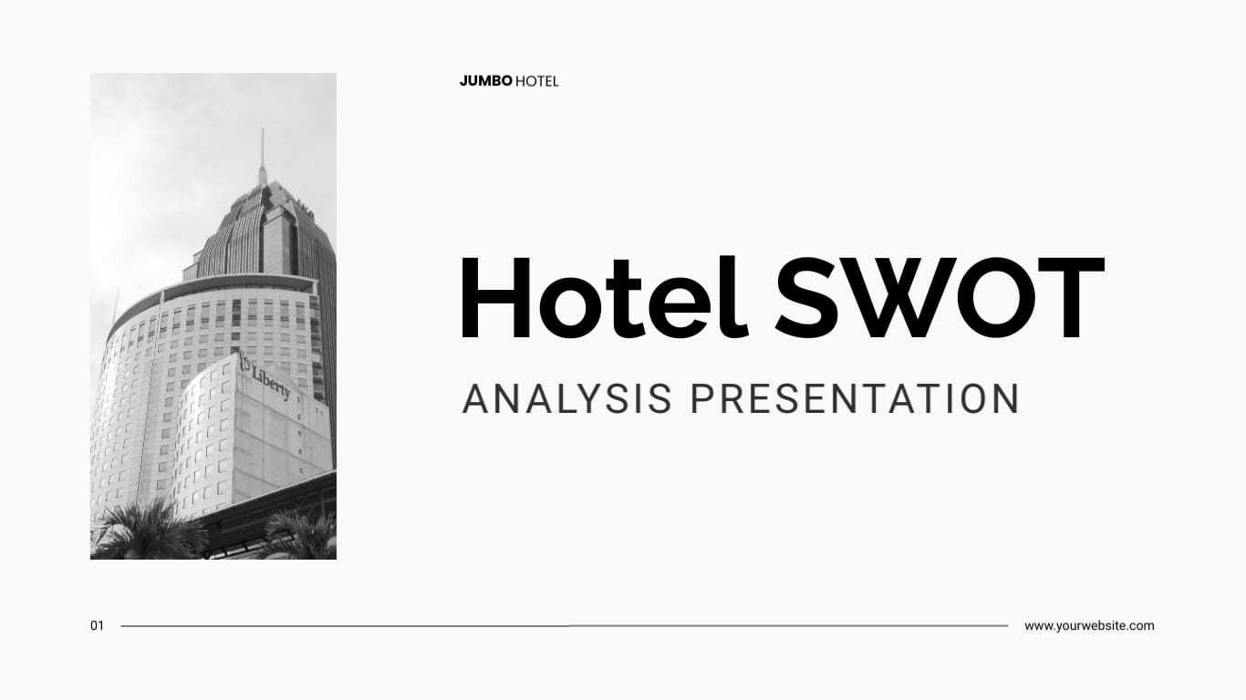 Modern Hotel SWOT Analysis Presentation Template