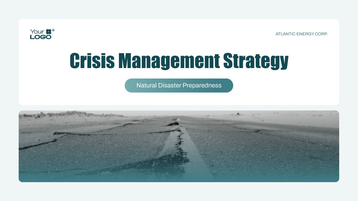 Natural Disaster Crisis Management Plan Presentation Template