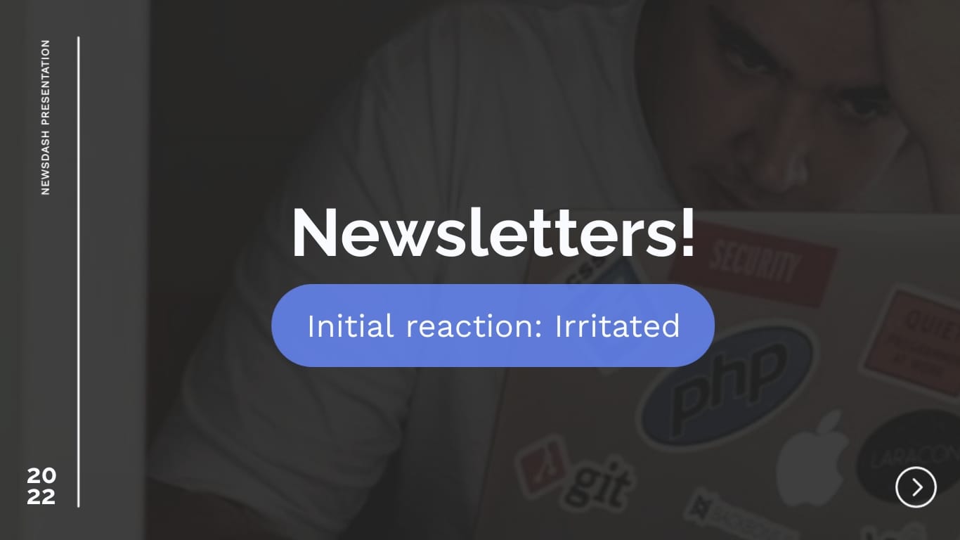 Newsletter Management Presentation Template - Slide 3 Newsletter Management Presentation Template - Slide 3