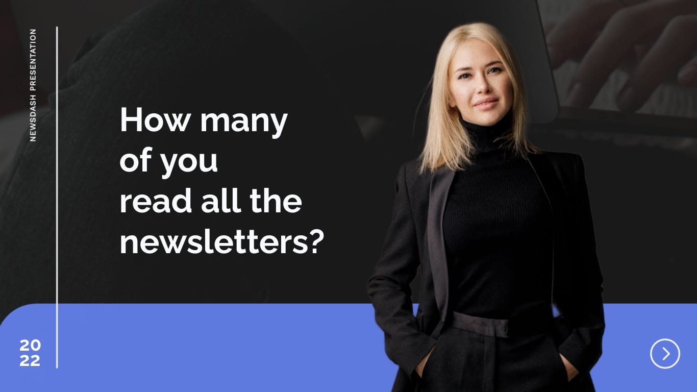 Newsletter Management Presentation Template - Slide 5 Newsletter Management Presentation Template - Slide 5