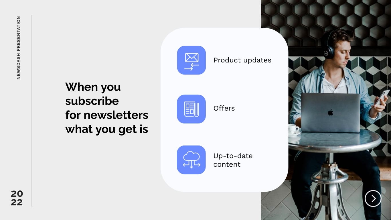 Newsletter Management Presentation Template - Slide 9 Newsletter Management Presentation Template - Slide 9