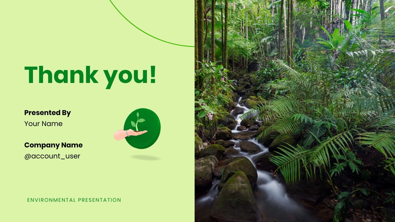 Nature Background Presentation Template - Slide 8 Nature Background Presentation Template - Slide 8