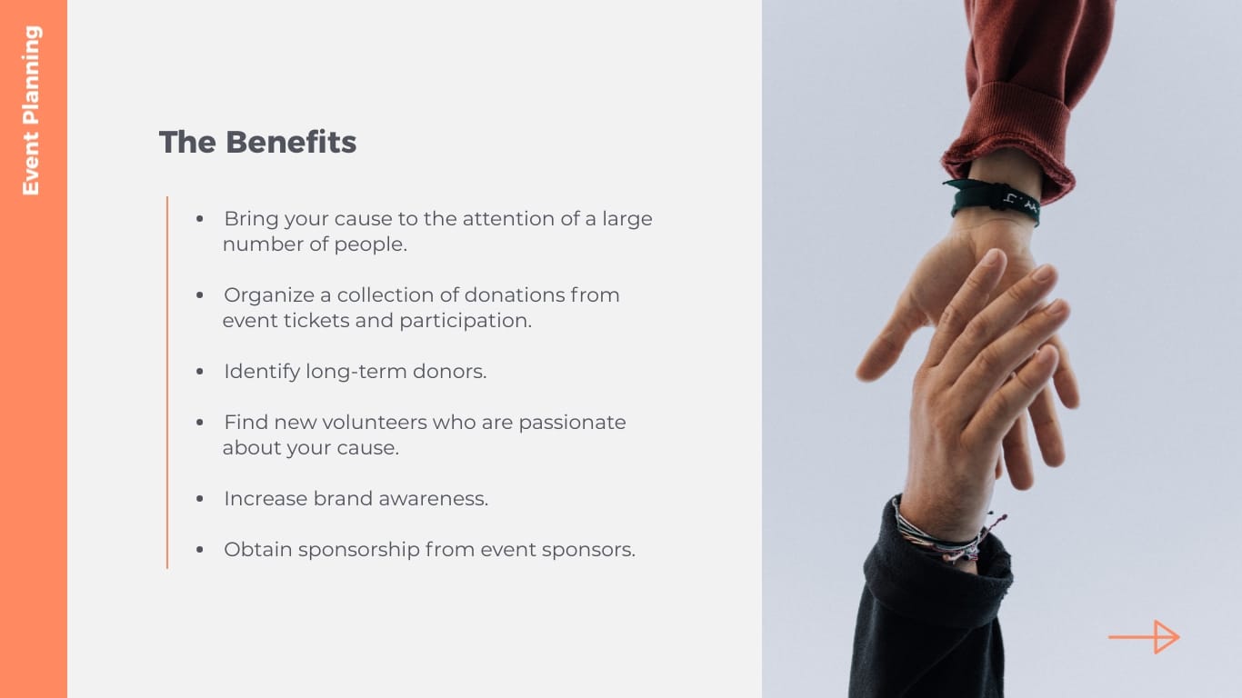 Nonprofit Event Presentation Template - Slide 3 Nonprofit Event Presentation Template - Slide 3