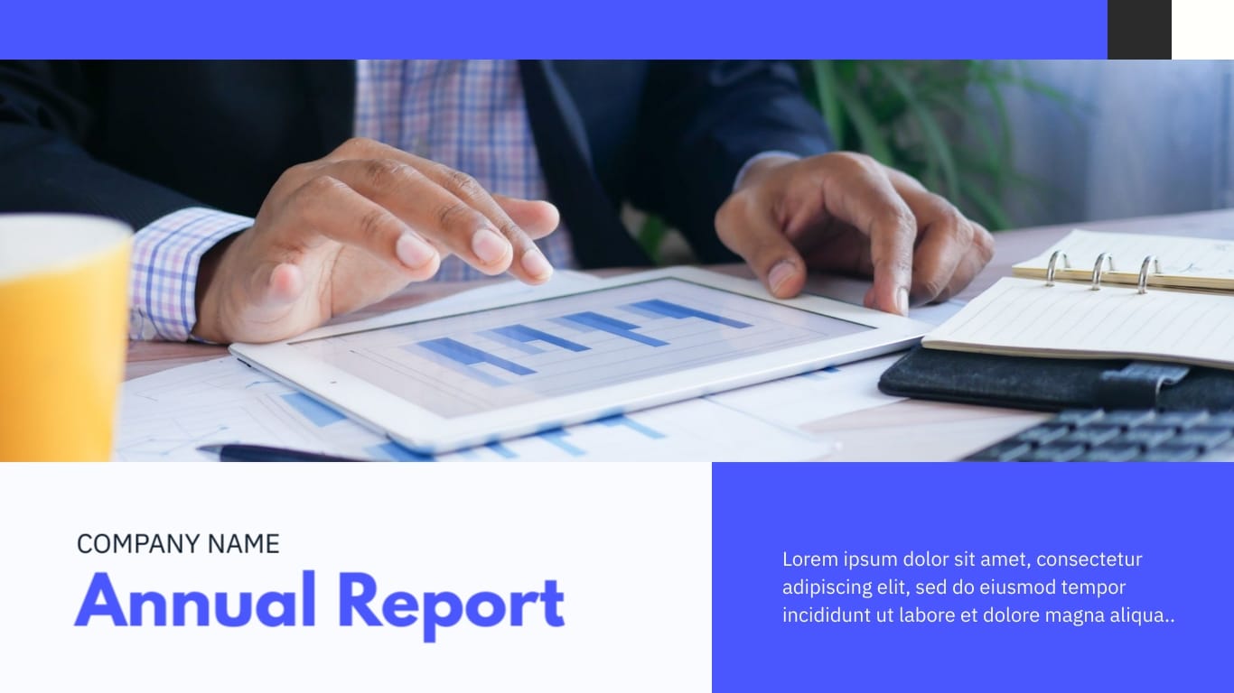 Nonprofit Report Presentation Template