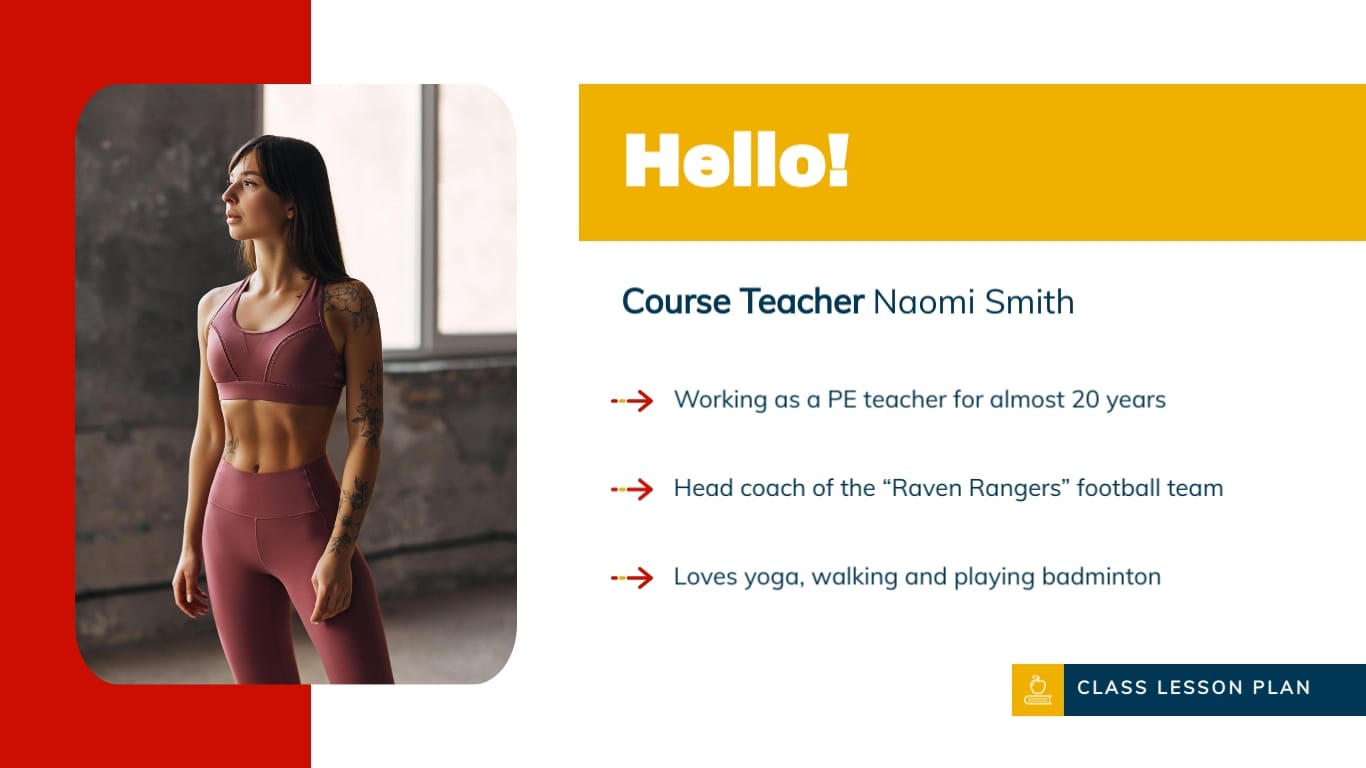 PE Class Lesson Plan Presentation Template | Visme