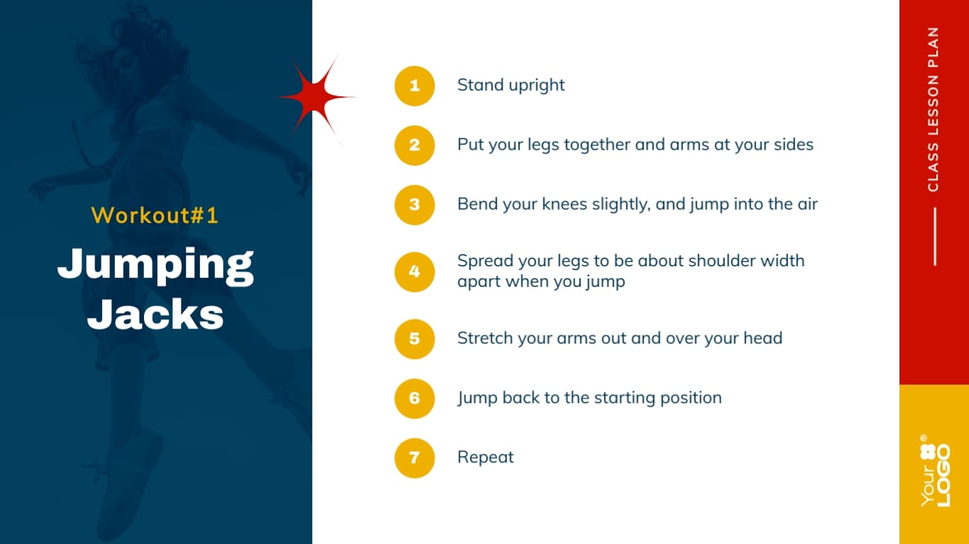 PE Class Lesson Plan Presentation Template | Visme