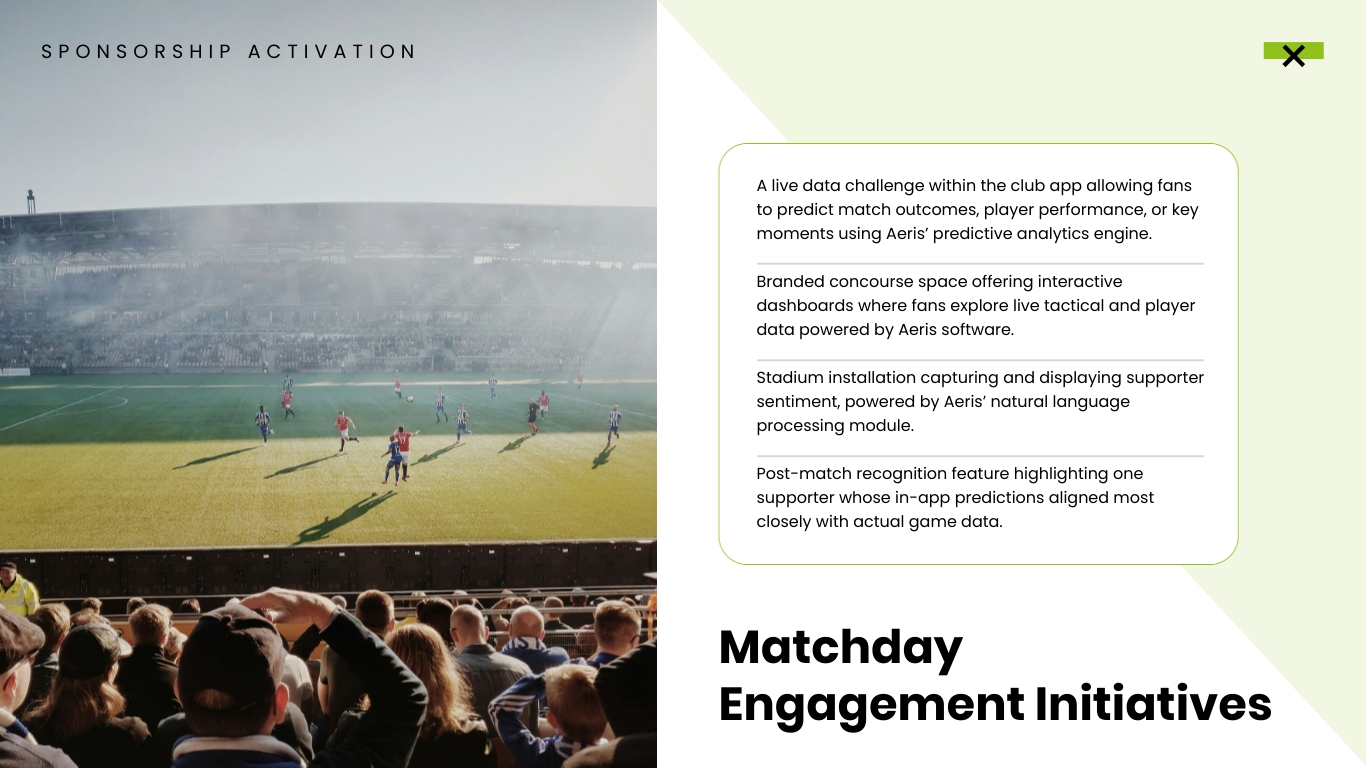 Partner Activation Deck Sports Sponsorship Presentation Template | Visme
