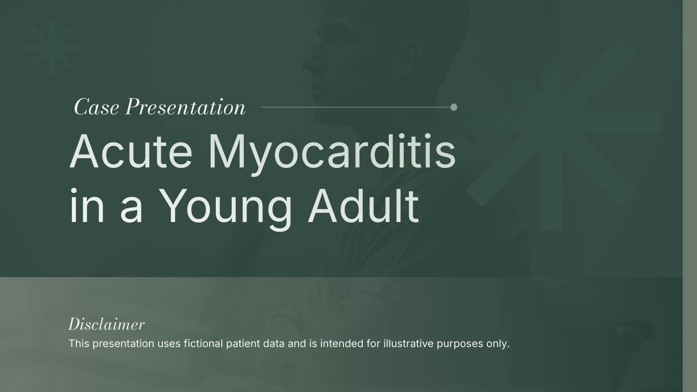 Patient Case Presentation Example Template