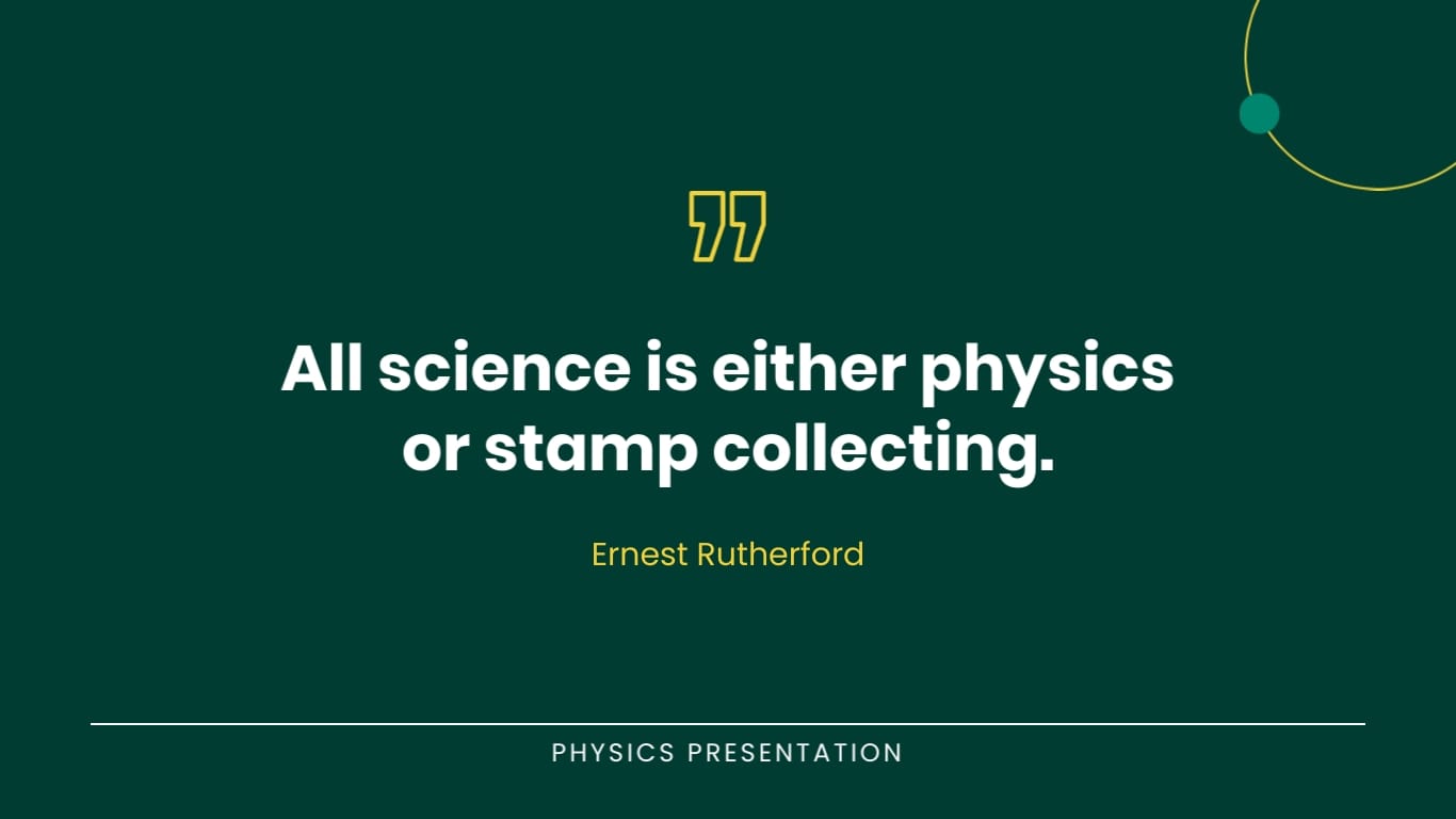 Physics Presentation Template - Slide 8 Physics Presentation Template - Slide 8