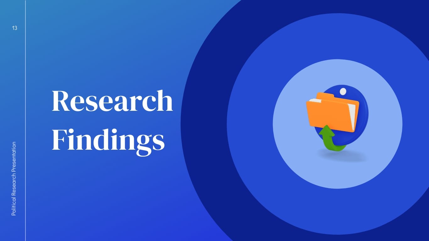 Political Research Presentation Template - Slide 13 Political Research Presentation Template - Slide 13