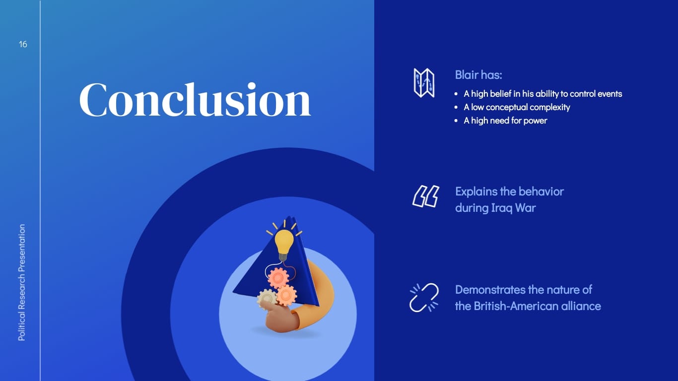 Political Research Presentation Template - Slide 16 Political Research Presentation Template - Slide 16