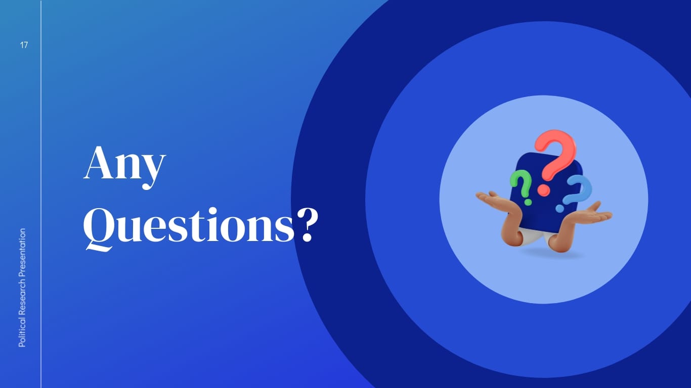 Political Research Presentation Template - Slide 17 Political Research Presentation Template - Slide 17