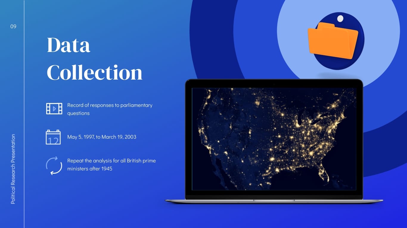 Political Research Presentation Template - Slide 9 Political Research Presentation Template - Slide 9