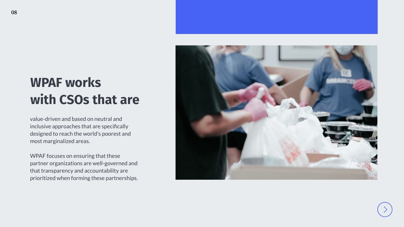 Poverty Alleviation Presentation Template - Slide 8 Poverty Alleviation Presentation Template - Slide 8