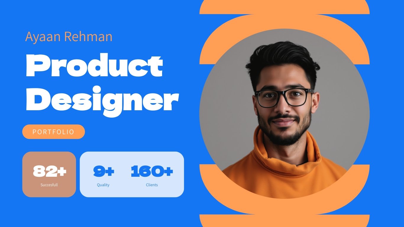 Product Design Portfolio Presentation Template