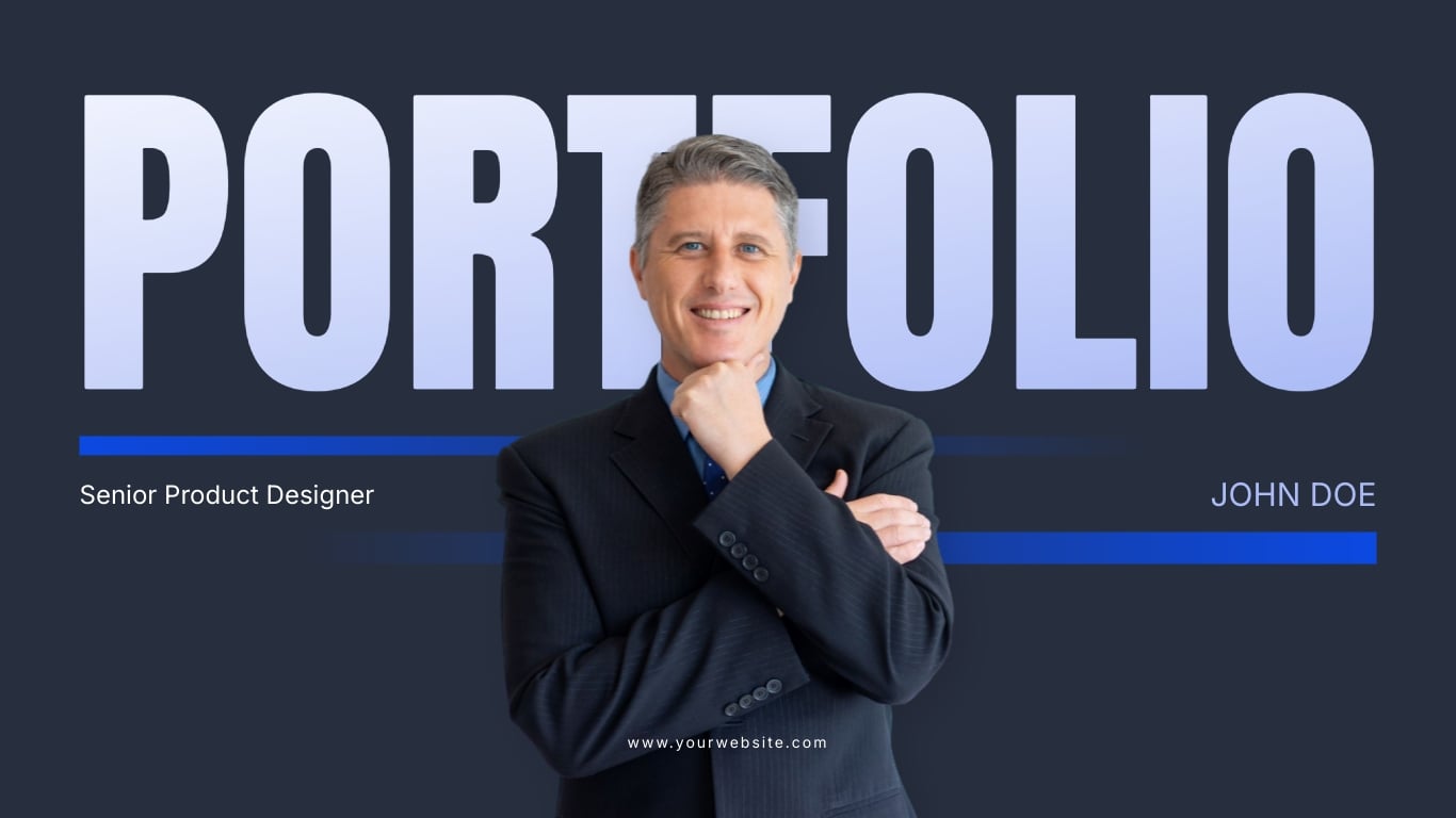 Product Design Portfolio Showcase Presentation Template