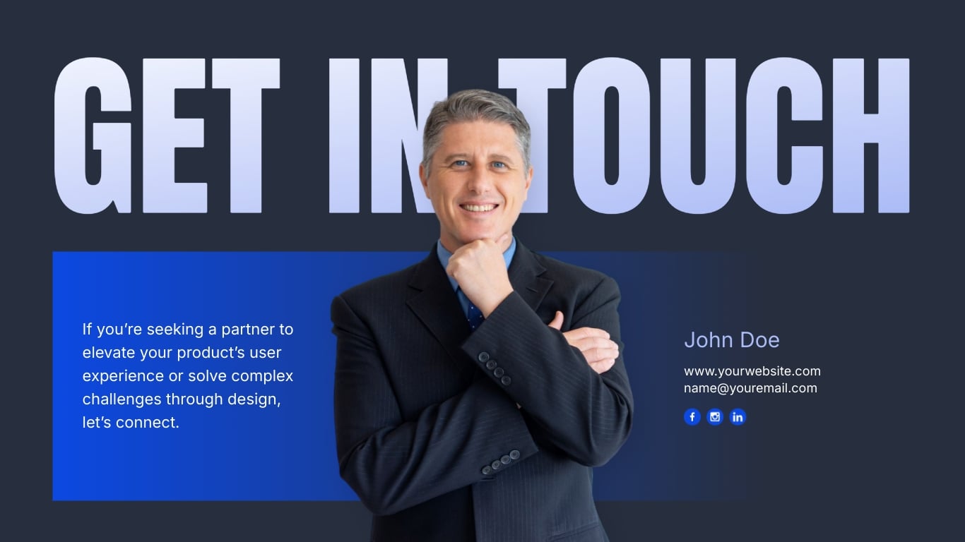 Product Design Portfolio Showcase Presentation Template | Visme