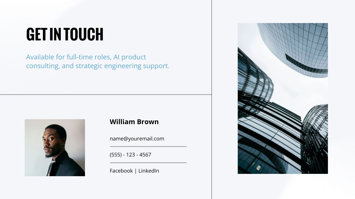 Product Development Portfolio Presentation Template - Slide 10 Product Development Portfolio Presentation Template - Slide 10