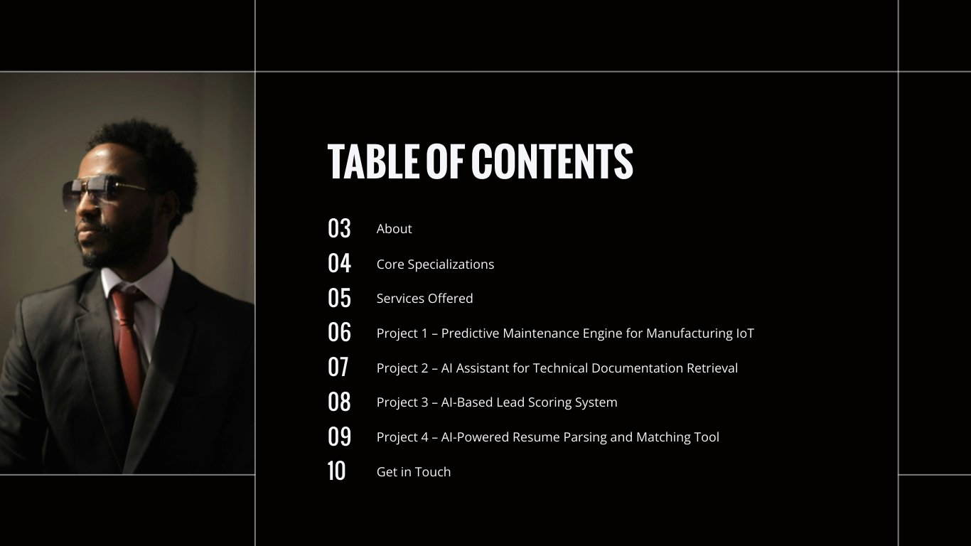 Product Development Portfolio Presentation Template - Slide 2 Product Development Portfolio Presentation Template - Slide 2