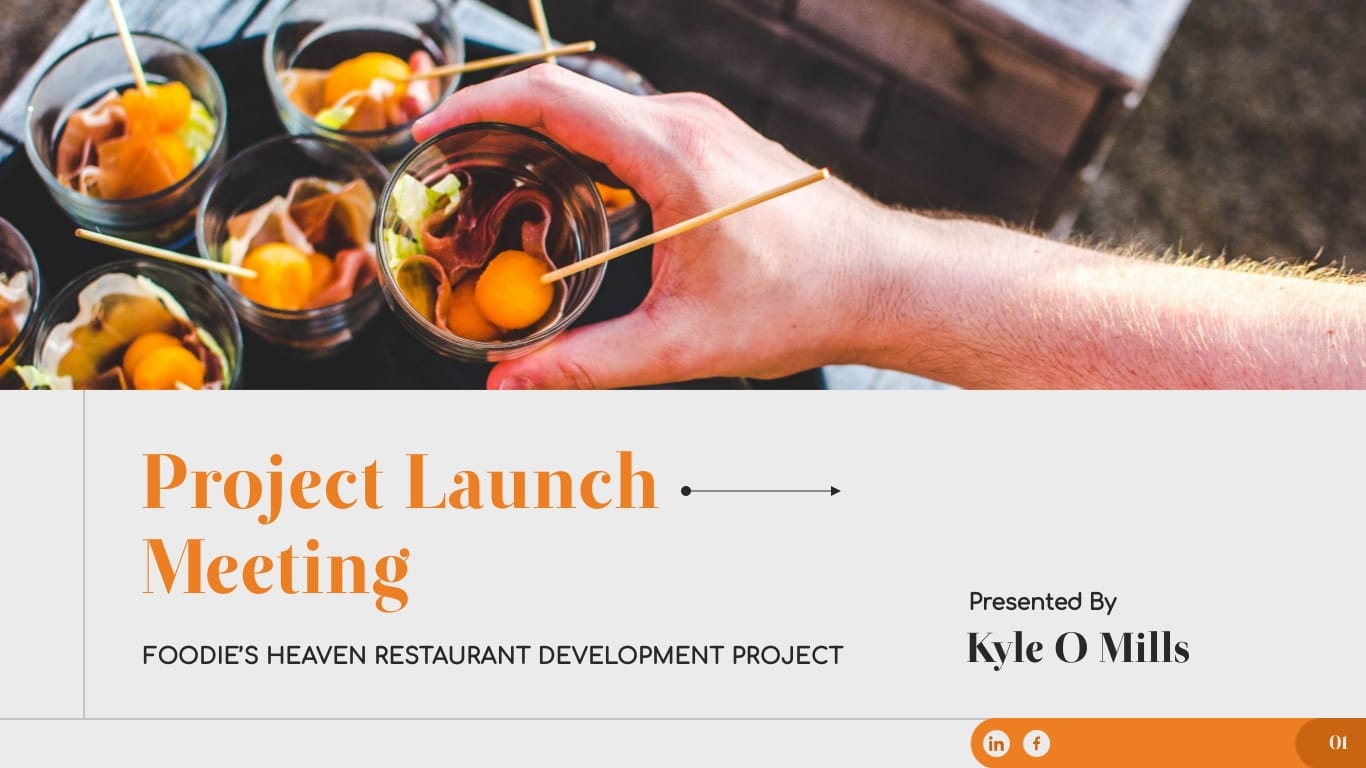 Project Launch Meeting Presentation Template