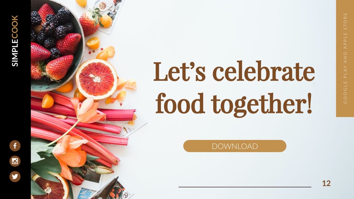 Quick Recipes Product Presentation Template - Slide 12 Quick Recipes Product Presentation Template - Slide 12