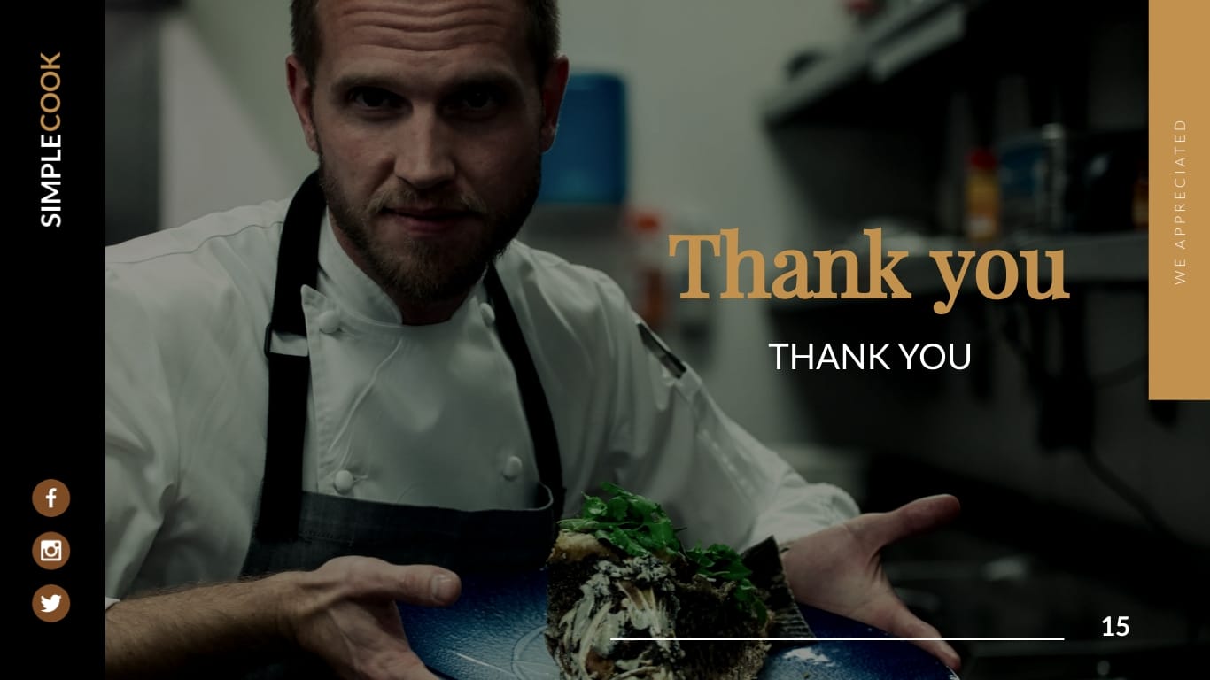 Quick Recipes Product Presentation Template - Slide 15 Quick Recipes Product Presentation Template - Slide 15