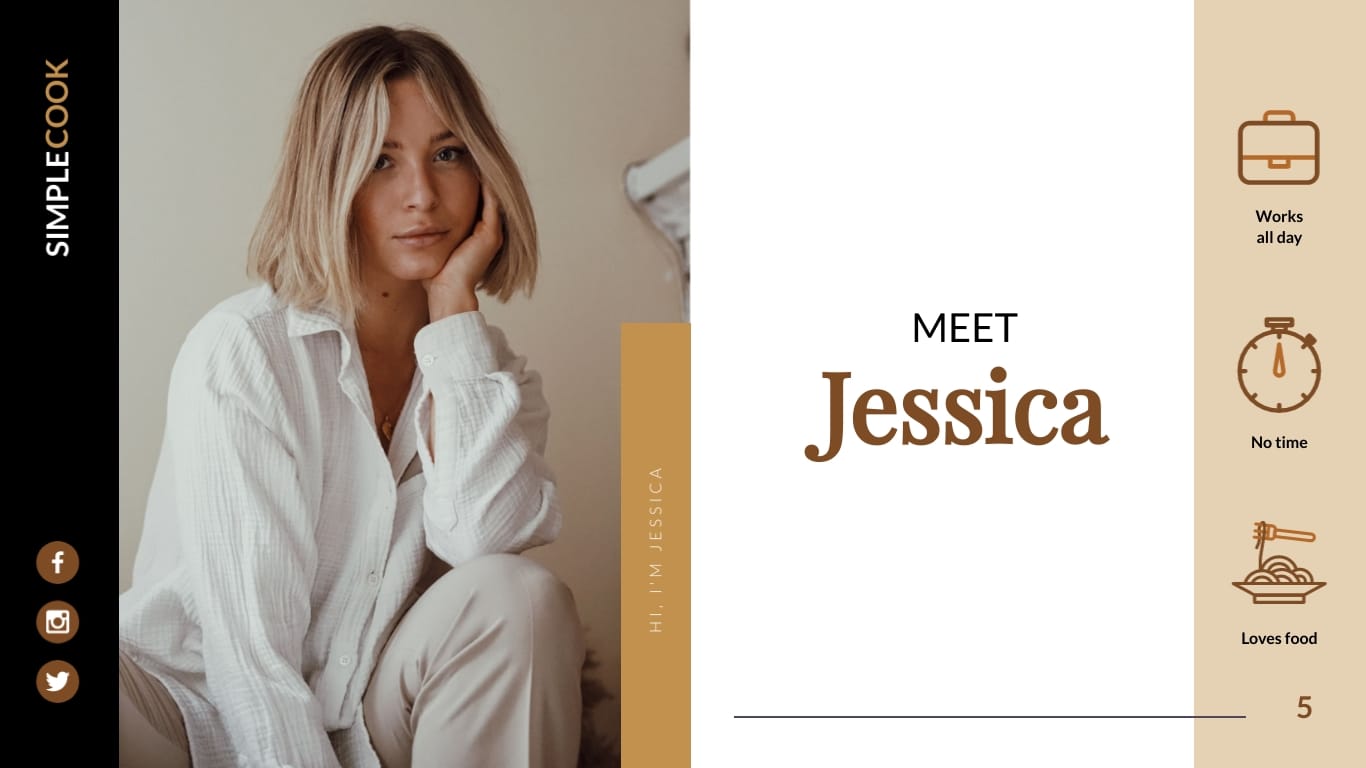 Quick Recipes Product Presentation Template - Slide 5 Quick Recipes Product Presentation Template - Slide 5