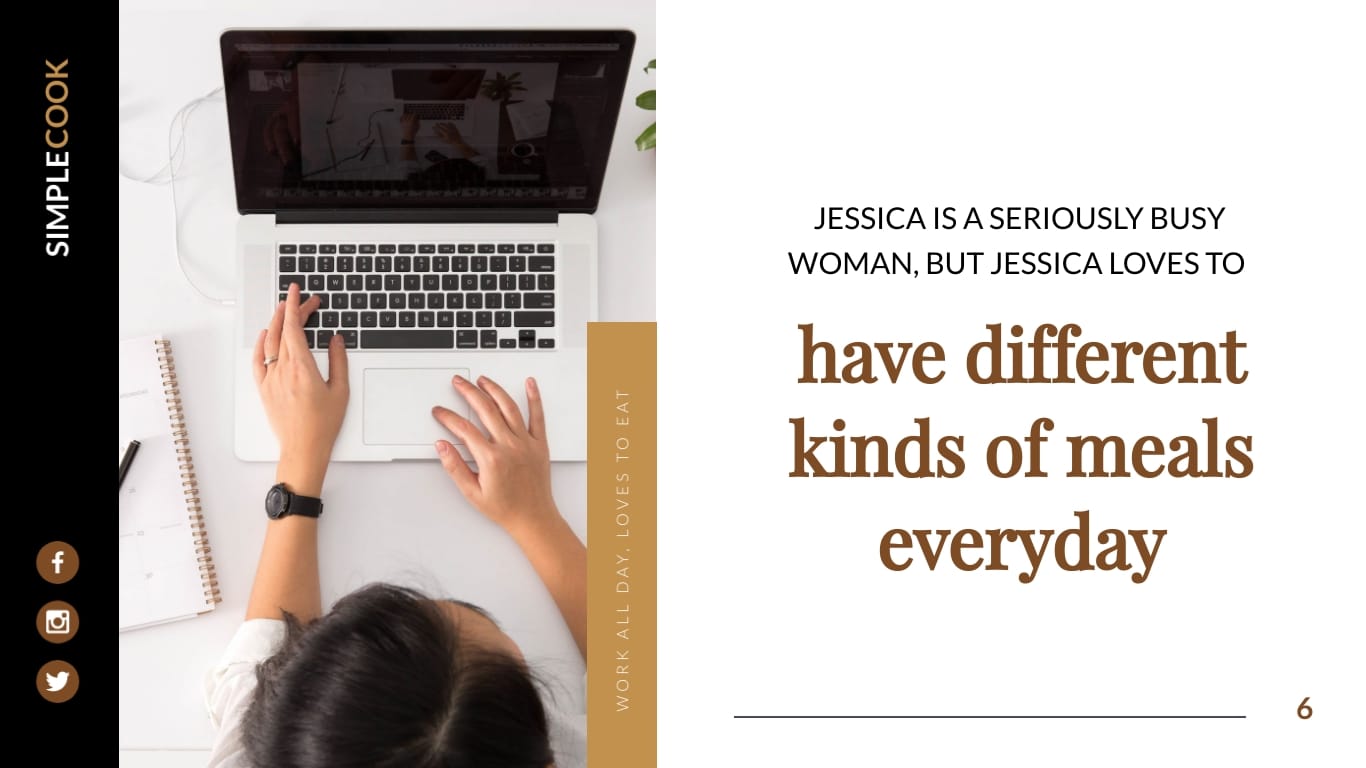 Quick Recipes Product Presentation Template - Slide 6 Quick Recipes Product Presentation Template - Slide 6