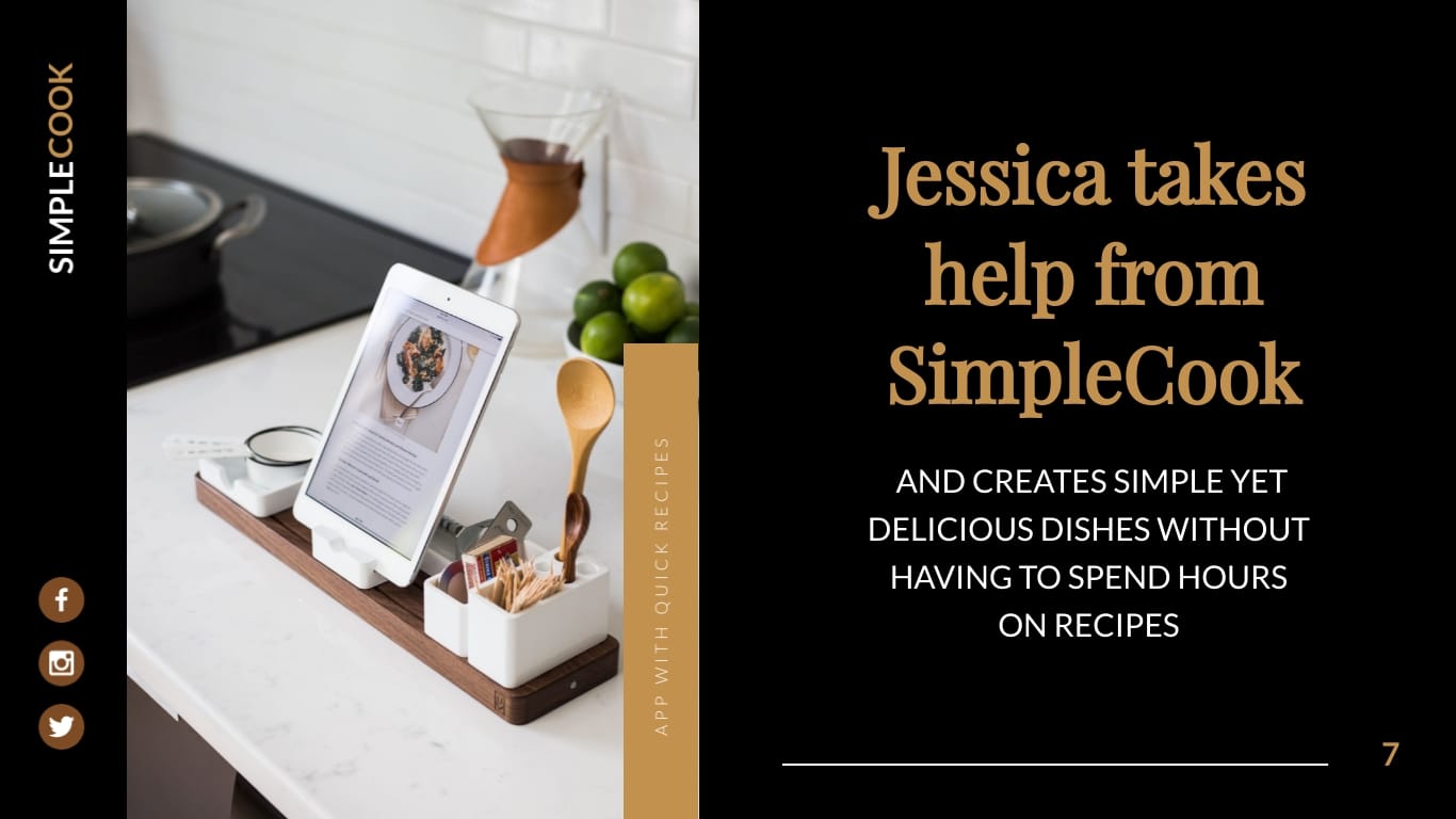 Quick Recipes Product Presentation Template - Slide 7 Quick Recipes Product Presentation Template - Slide 7