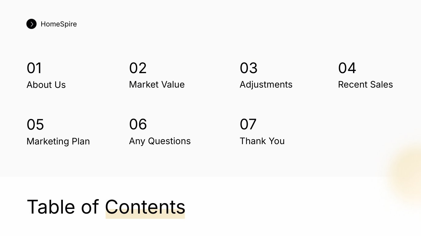 Real Estate Listing Presentation Template - Slide 2 Real Estate Listing Presentation Template - Slide 2