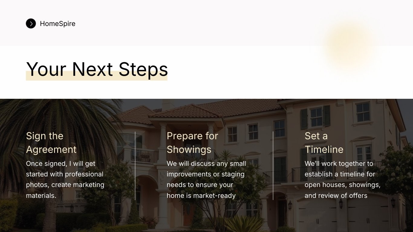 Real Estate Listing Presentation Template - Slide 9 Real Estate Listing Presentation Template - Slide 9