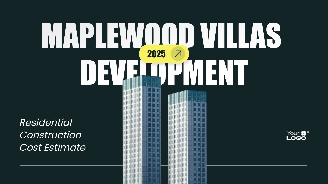 Residential Cost Estimate Presentation Template