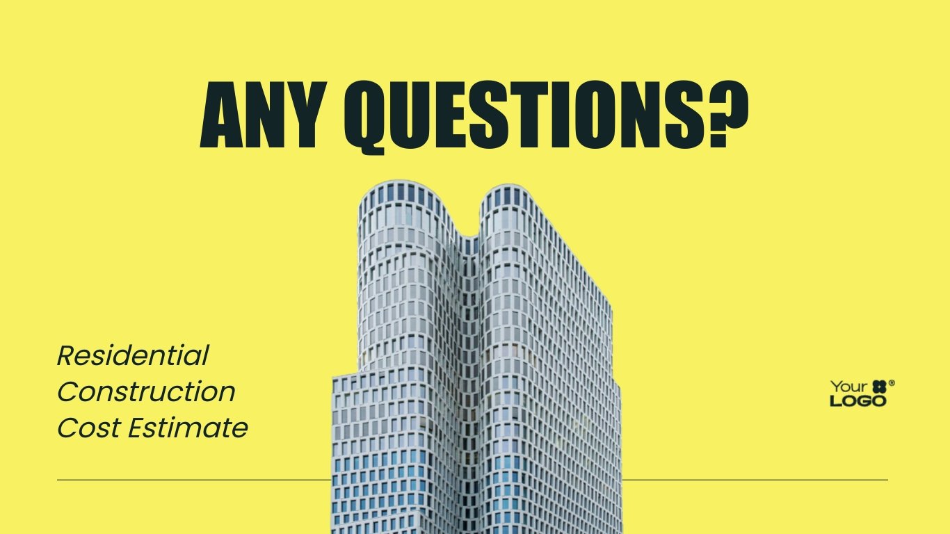 Residential Cost Estimate Presentation Template - Slide 16 Residential Cost Estimate Presentation Template - Slide 16