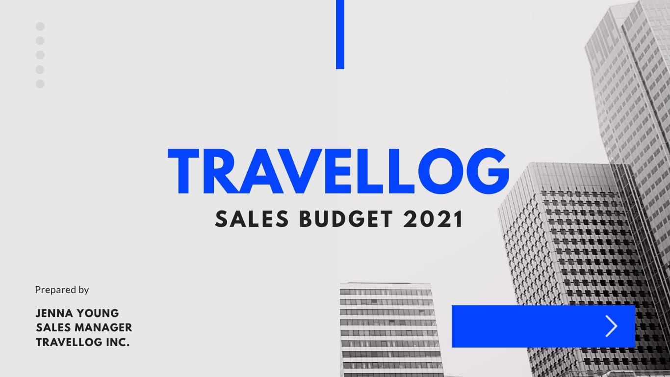 Sales Budget Presentation Template