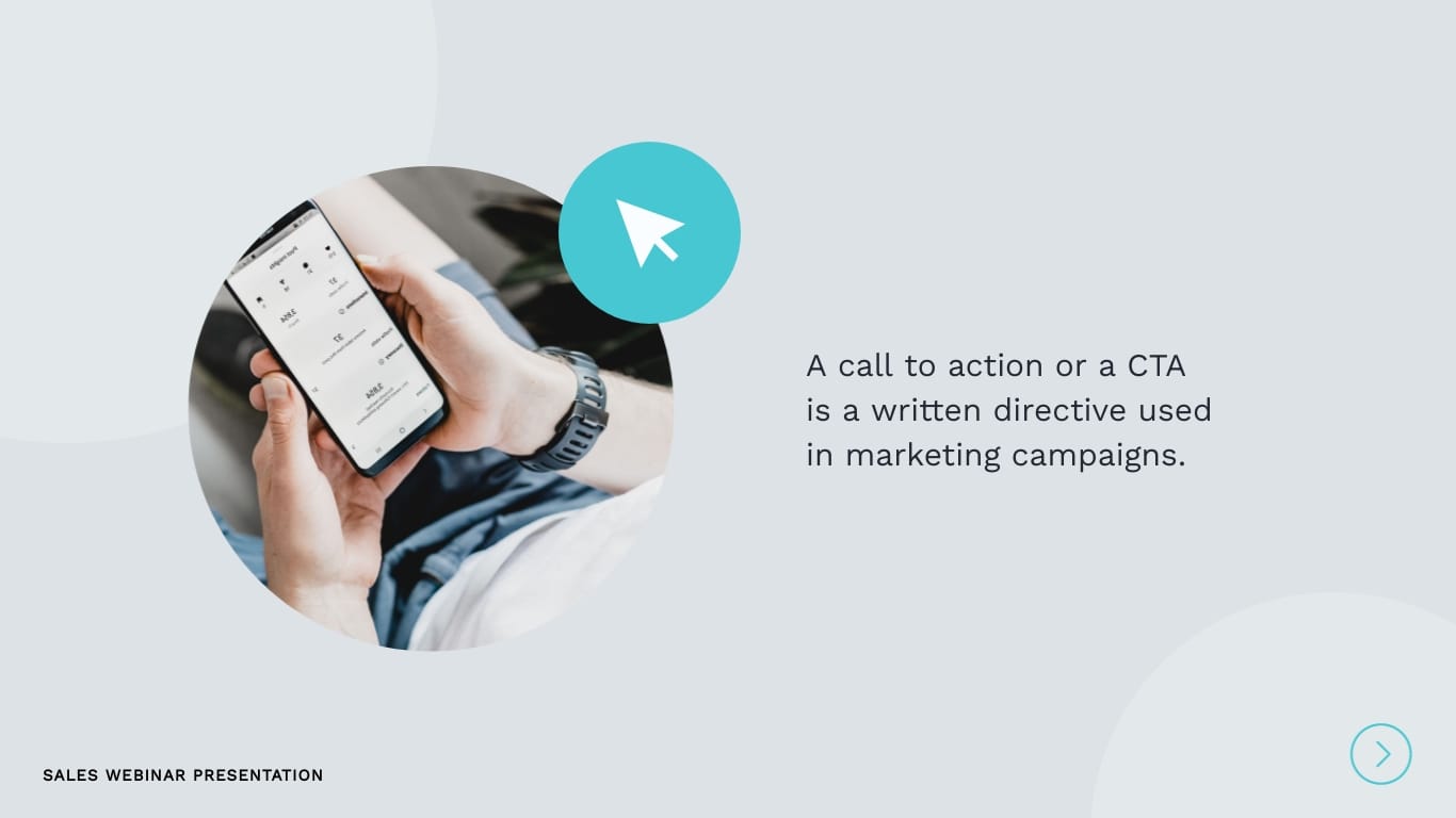 Sales Webinar Presentation Template - Slide 5 Sales Webinar Presentation Template - Slide 5