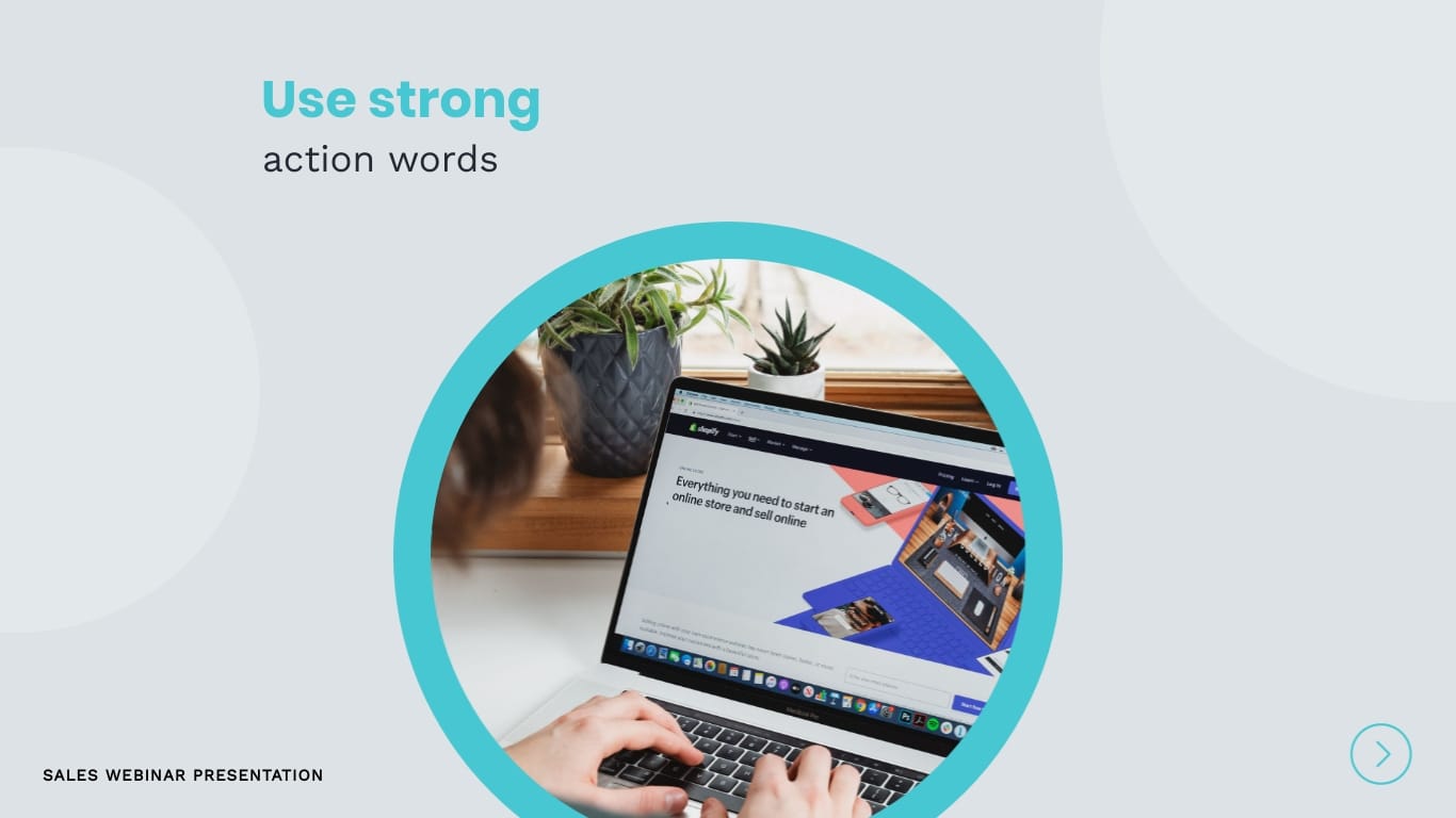 Sales Webinar Presentation Template - Slide 9 Sales Webinar Presentation Template - Slide 9