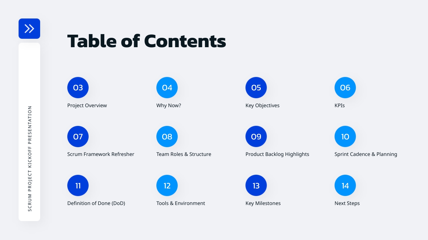 Scrum Project Kickoff Presentation Template | Visme