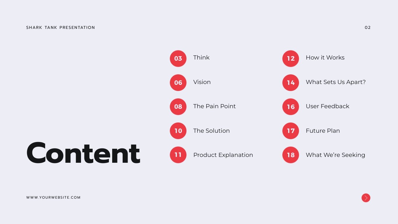 Shark Tank Presentation Template - Slide 2 Shark Tank Presentation Template - Slide 2