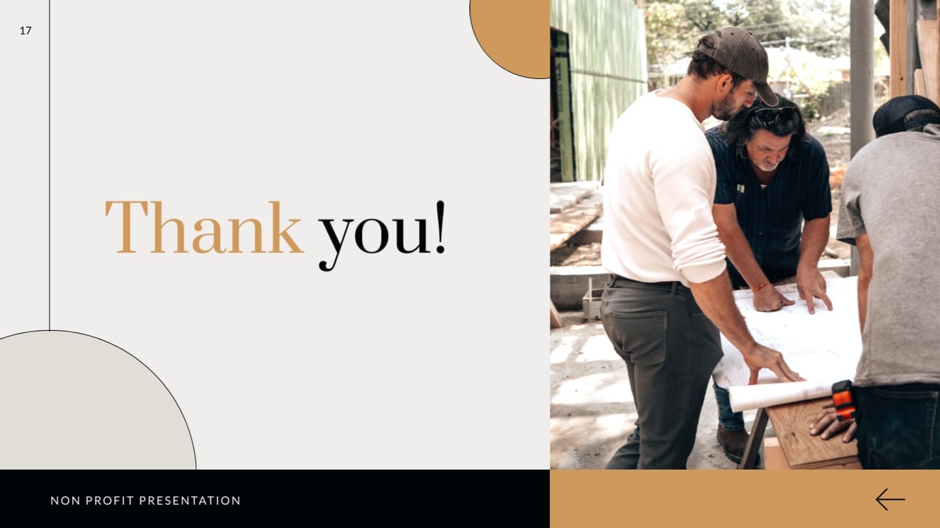 Shelter Homes Non Profit Presentation Template - Slide 17 Shelter Homes Non Profit Presentation Template - Slide 17