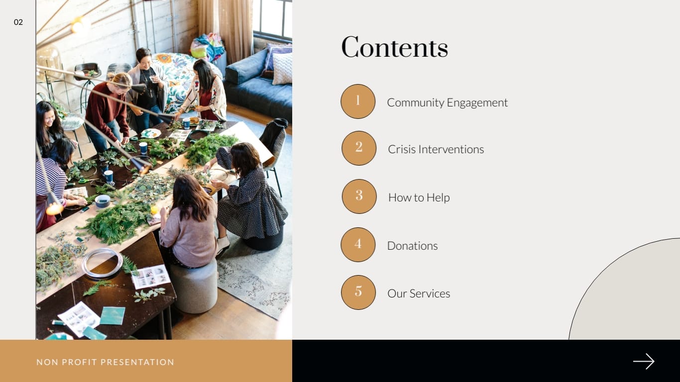 Shelter Homes Non Profit Presentation Template - Slide 2 Shelter Homes Non Profit Presentation Template - Slide 2